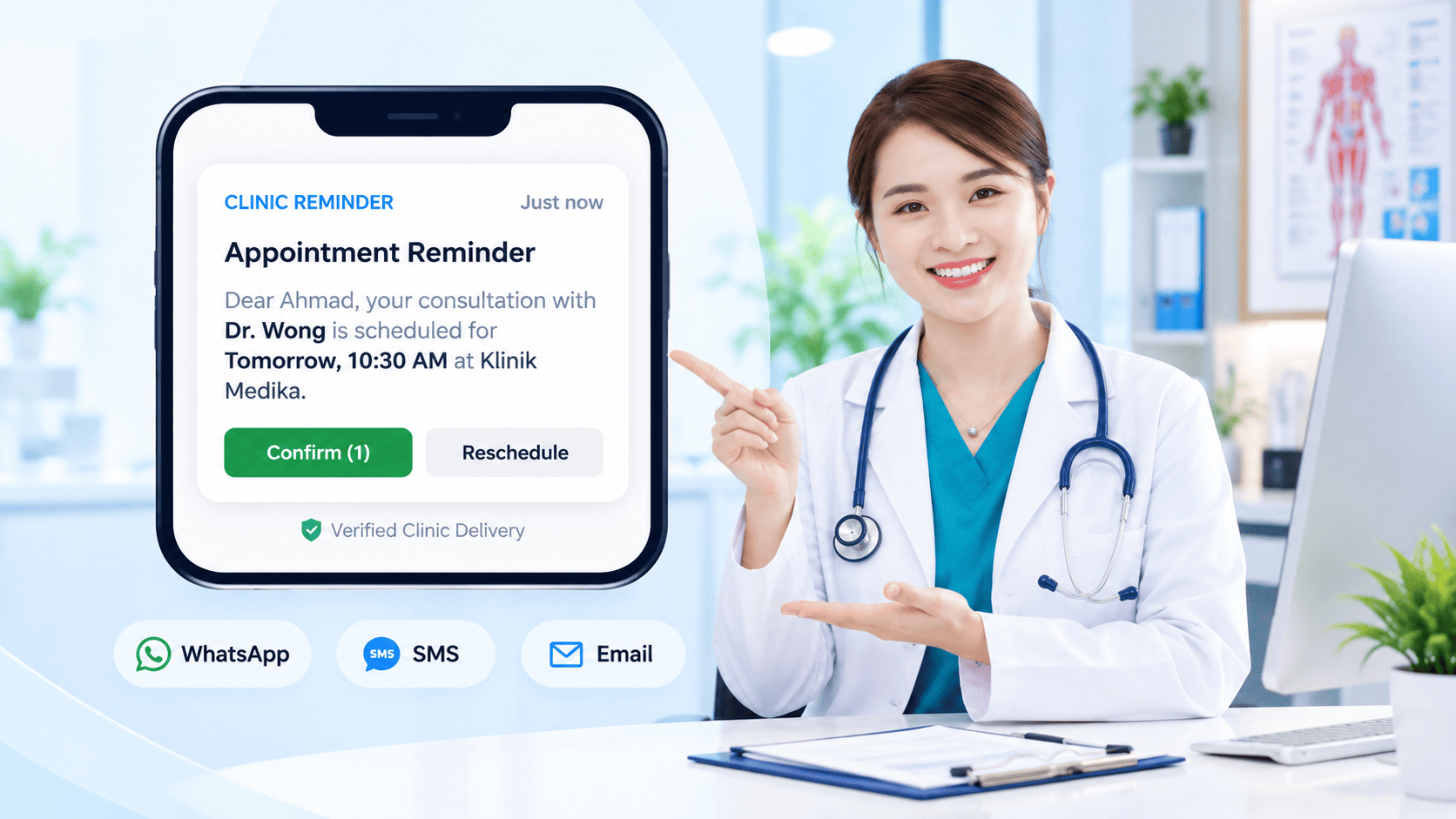 Appointment Reminders That Keep Patients Informed - CLINICA ERp- -