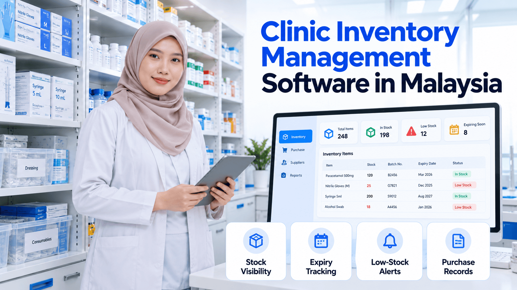 Clinic Inventory Management Software in Malaysia- A Practical Guide to Managing Medical Supplies