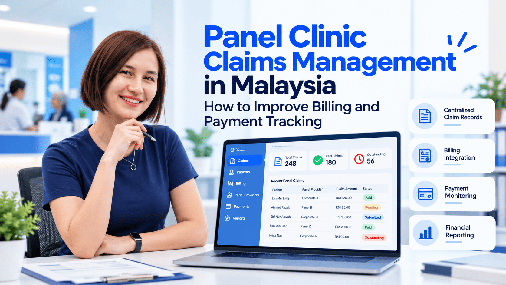 Panel Clinic Claims Management in Malaysia- How to Improve Billing and Payment Tracking
